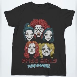 Pop Gone Metal Spice Girls Wannabe Graphic Tee